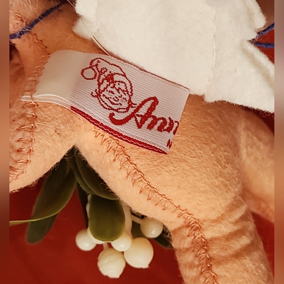 NWT Vintage Annalee 7" Mistletoe Cherub Mobilitee Doll 1992 - Picture 7 of 10